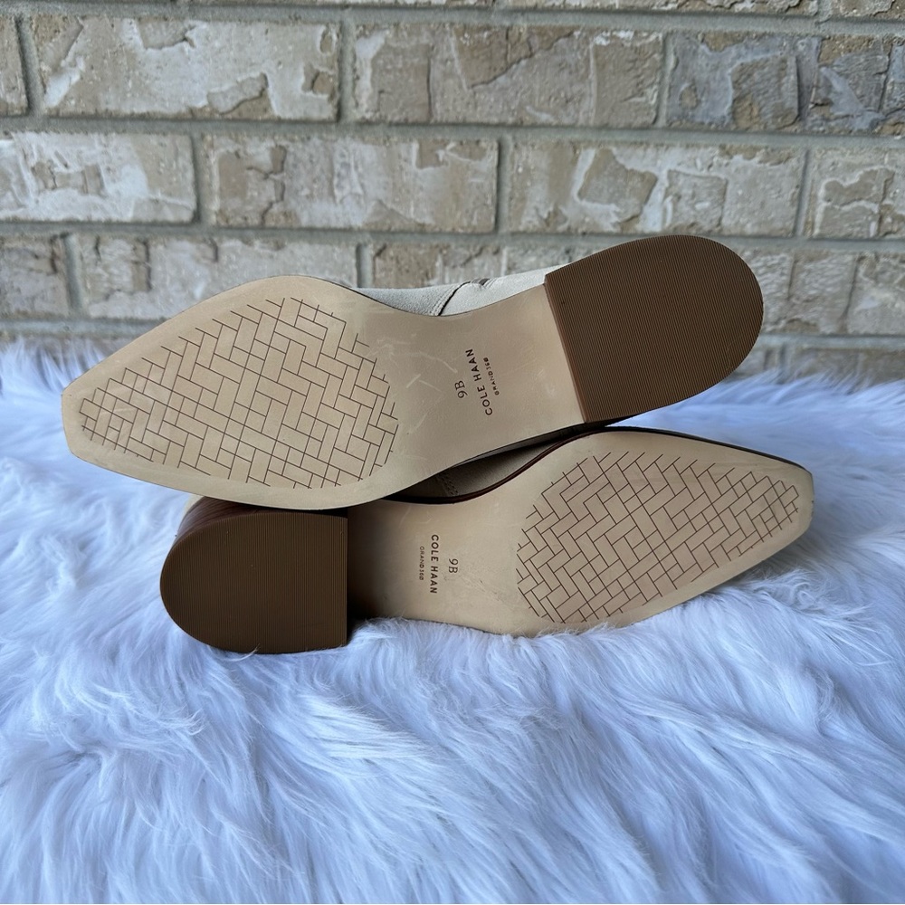 Cole Haan Cream Ankle Booties - Picture 9 of 13